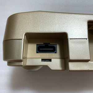 Gold Nintendo 64 in box set with ULTRA HDMI kit - compatible with JP and US games