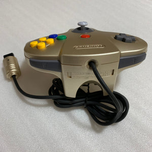 Gold Nintendo 64 in box set with ULTRA HDMI kit - compatible with JP and US games