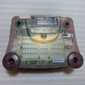 Clear red Nintendo 64 set with ULTRA HDMI kit - compatible with JP and US games