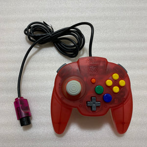 Clear red Nintendo 64 set with ULTRA HDMI kit - compatible with JP and US games