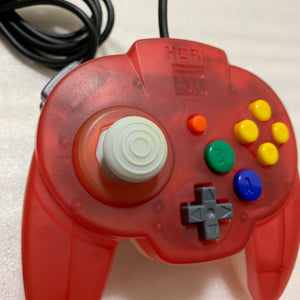 Clear red Nintendo 64 set with ULTRA HDMI kit - compatible with JP and US games