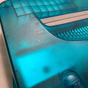 Clear blue Nintendo 64 set with ULTRA HDMI kit - compatible with JP and US games