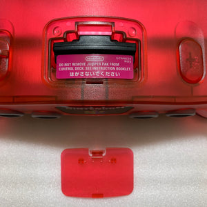 Clear red Nintendo 64 set with ULTRA HDMI kit - compatible with JP and US games