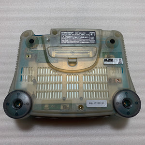 Clear blue Nintendo 64 set with ULTRA HDMI kit - compatible with JP and US games