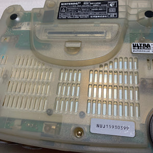 Clear blue Nintendo 64 set with ULTRA HDMI kit - compatible with JP and US games