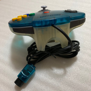 Clear blue Nintendo 64 set with ULTRA HDMI kit - compatible with JP and US games