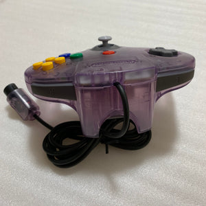 Clear Purple Nintendo 64 set with ULTRA HDMI kit - compatible with JP and US games