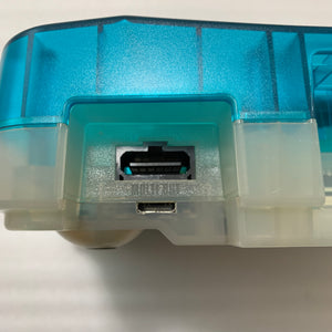 Clear blue Nintendo 64 in box set with ULTRA HDMI kit - compatible with JP and US games