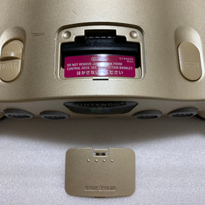 Gold Nintendo 64 set with ULTRA HDMI kit - compatible with JP and US games