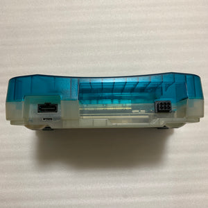 Clear blue Nintendo 64 set with ULTRA HDMI kit - compatible with JP and US games