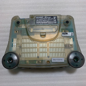 Clear blue Nintendo 64 set with ULTRA HDMI kit - compatible with JP and US games