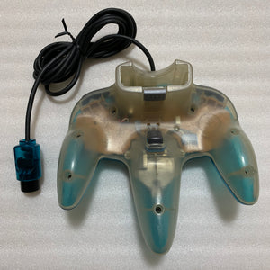 Clear blue Nintendo 64 set with ULTRA HDMI kit - compatible with JP and US games