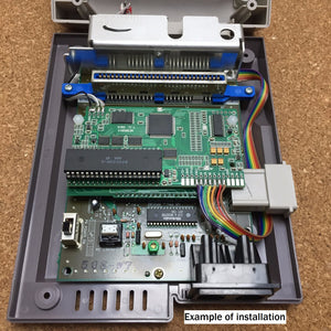 AV Famicom in box with NESRGB kit - NES adapter set
