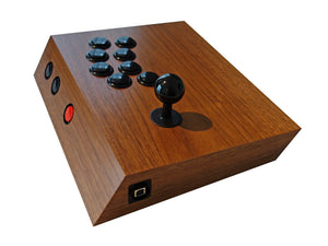 Continue9 - Wood Arcade stick - Ps3/PC - RetroAsia - 1
