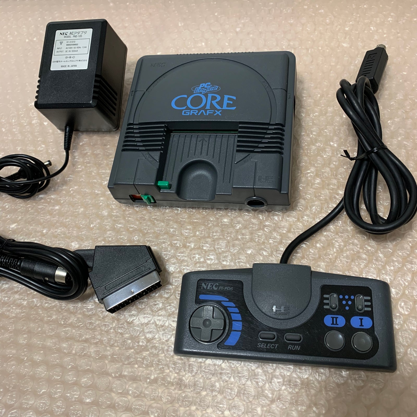 PC Engine Core Grafx with RGB kit
