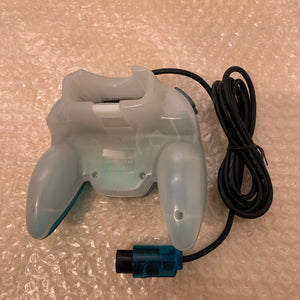 Clear Blue Nintendo 64 set with ULTRA HDMI kit - compatible with JP and US games