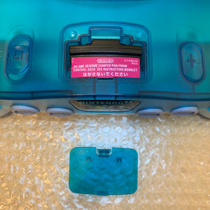 Clear Blue Nintendo 64 set with ULTRA HDMI kit - compatible with JP and US games
