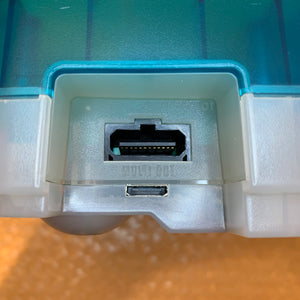 Clear Blue Nintendo 64 set with ULTRA HDMI kit - compatible with JP and US games