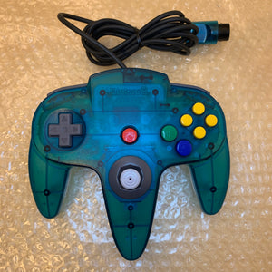 Clear Blue Nintendo 64 set with ULTRA HDMI kit - compatible with JP and US games
