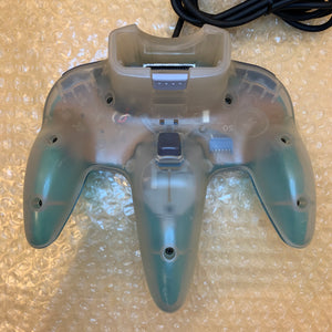 Clear Blue Nintendo 64 set with ULTRA HDMI kit - compatible with JP and US games