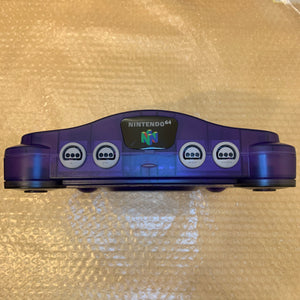 Midnight Blue Nintendo 64 set with ULTRA HDMI kit - compatible with JP and US games