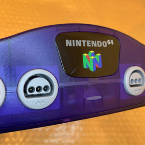 Midnight Blue Nintendo 64 set with ULTRA HDMI kit - compatible with JP and US games