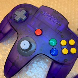 Midnight Blue Nintendo 64 set with ULTRA HDMI kit - compatible with JP and US games