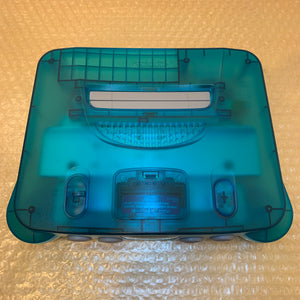Clear Blue Nintendo 64 set with ULTRA HDMI kit - compatible with JP and US games