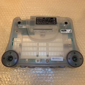 Clear Blue Nintendo 64 set with ULTRA HDMI kit - compatible with JP and US games