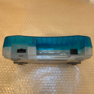 Clear Blue Nintendo 64 set with ULTRA HDMI kit - compatible with JP and US games