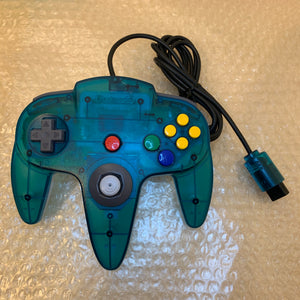 Clear Blue Nintendo 64 set with ULTRA HDMI kit - compatible with JP and US games