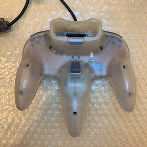 Jusco Clear Grey Nintendo 64 set with ULTRA HDMI kit - compatible with JP and US games