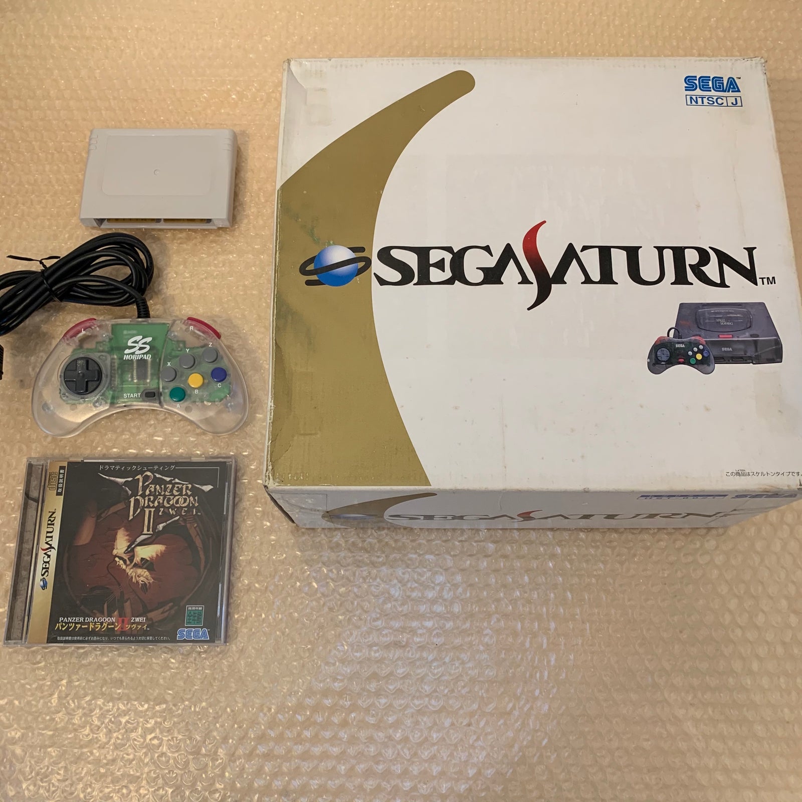 Skeleton Sega Saturn set - Region Free + FRAM Memory