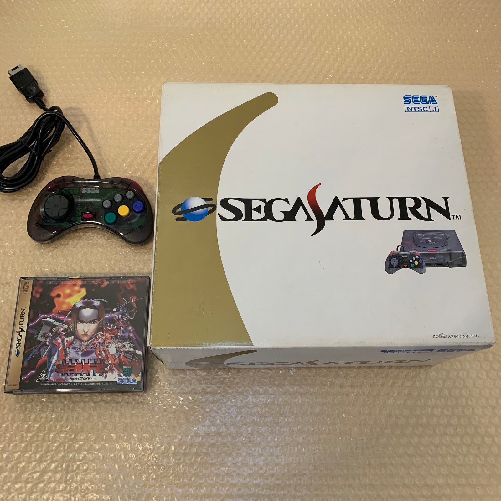 Skeleton Sega Saturn set - Region Free + FRAM Memory
