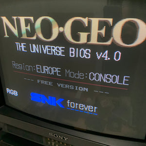 NeoGeo AES System set - Universe bios / RGB fix / FRAM Memory Card