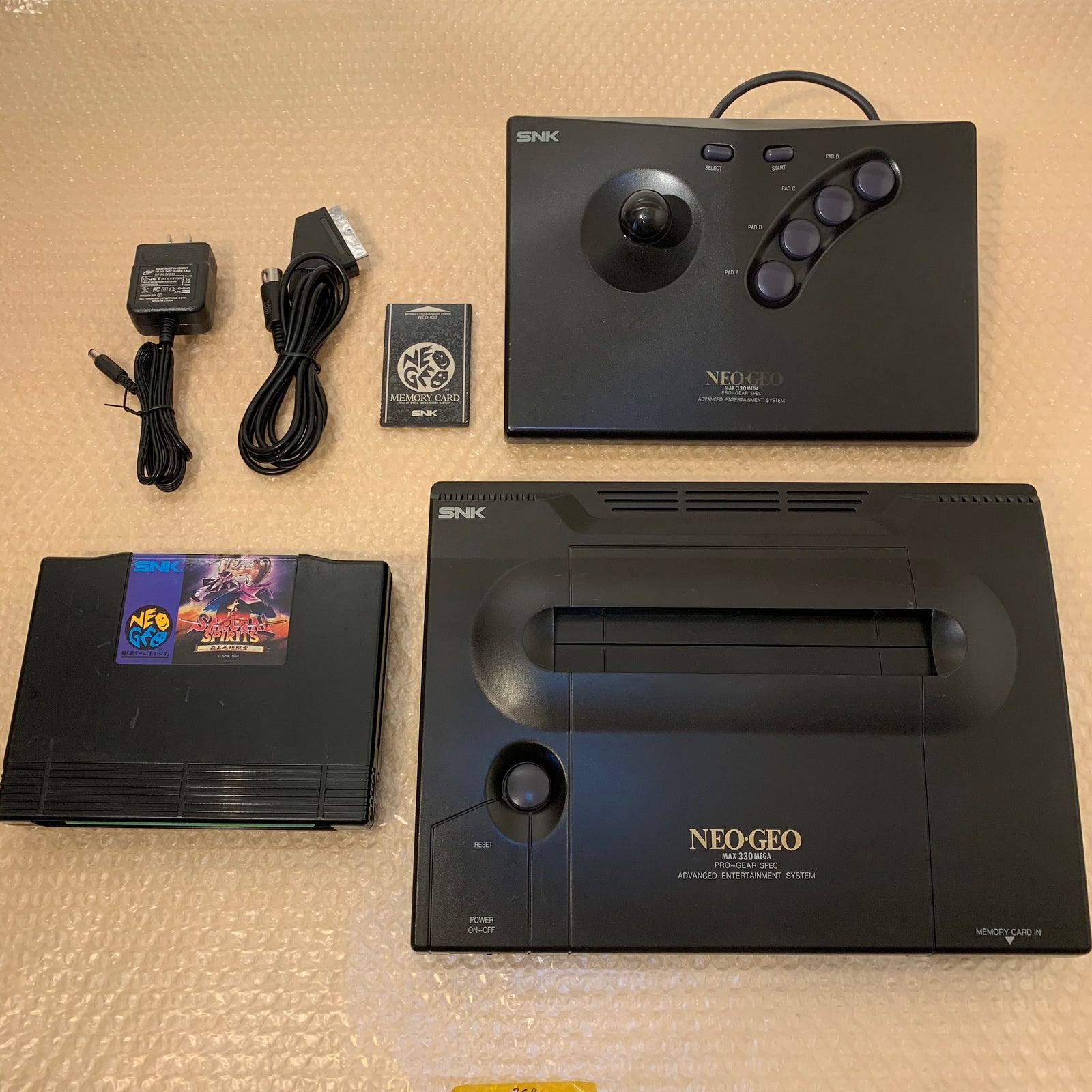 NeoGeo AES System set - Universe bios / RGB fix