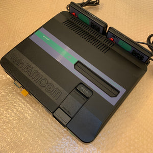 SHARP Twin Famicom set (AN-505-BK) with NESRGB kit and NES converter