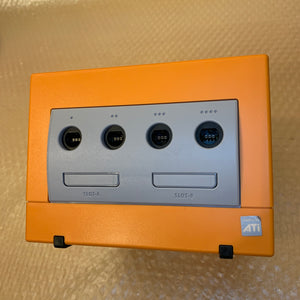 Gamecube in box with GC Loader and Pokemon Faceplate