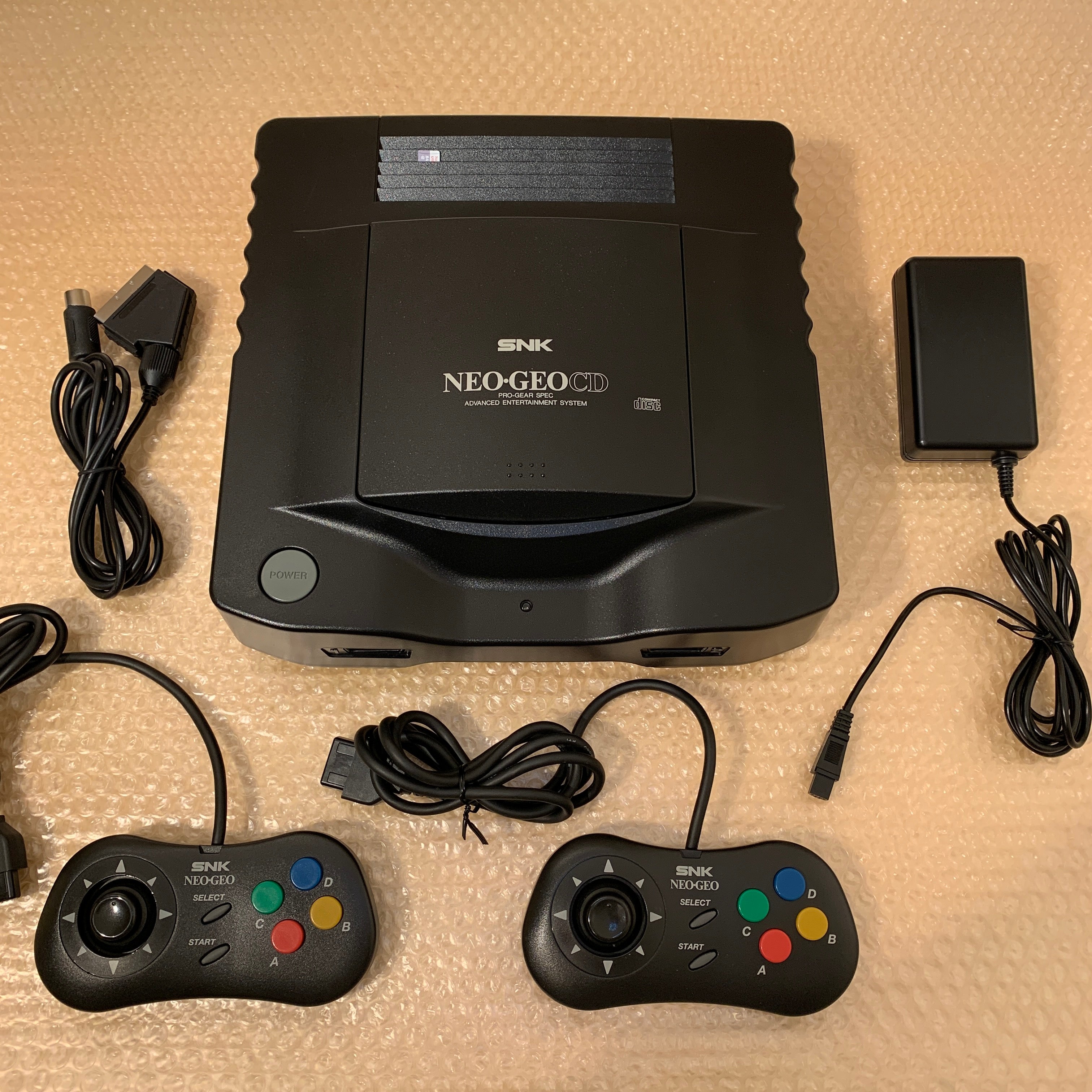 NeoGeo CD System with SD Loader - RetroAsia