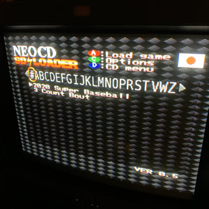 Boxed NeoGeo CD System with SD Loader + FRAM Memory