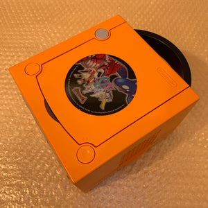 Gamecube in box with GC Loader and Pokemon Faceplate