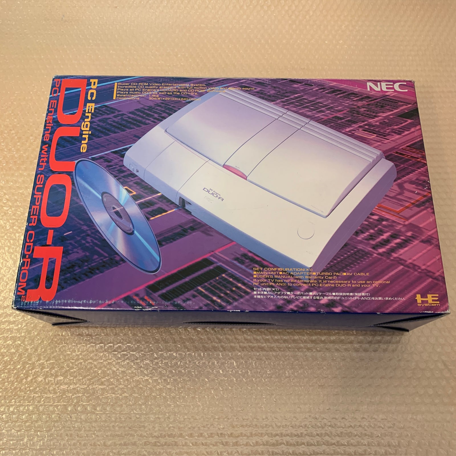 Boxed PC Engine Duo-R with RGB kit