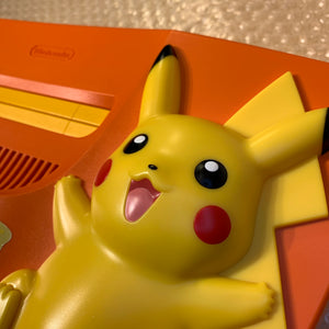 Pikachu Orange Nintendo 64 set with ULTRA HDMI (HW2 with RGB) kit - compatible with JP and US games