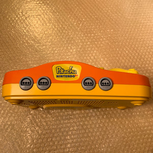 Pikachu Orange Nintendo 64 set with ULTRA HDMI (HW2 with RGB) kit - compatible with JP and US games