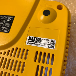 Pikachu Orange Nintendo 64 set with ULTRA HDMI (HW2 with RGB) kit - compatible with JP and US games