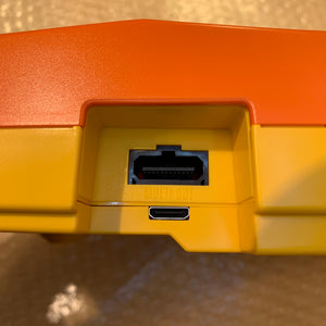 Pikachu Orange Nintendo 64 set with ULTRA HDMI (HW2 with RGB) kit - compatible with JP and US games
