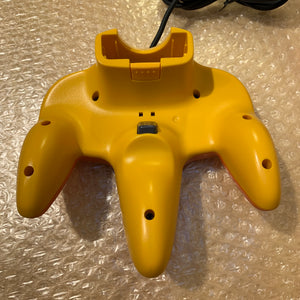 Pikachu Orange Nintendo 64 set with ULTRA HDMI (HW2 with RGB) kit - compatible with JP and US games