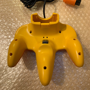 Pikachu Orange Nintendo 64 set with ULTRA HDMI (HW2 with RGB) kit - compatible with JP and US games
