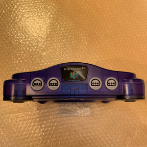 Midnight Blue Nintendo 64 set with ULTRA HDMI (HW2 with RGB) kit - compatible with JP and US games