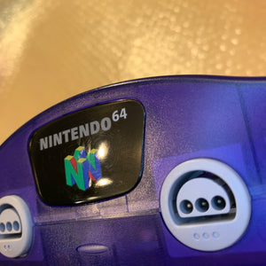 Midnight Blue Nintendo 64 set with ULTRA HDMI (HW2 with RGB) kit - compatible with JP and US games